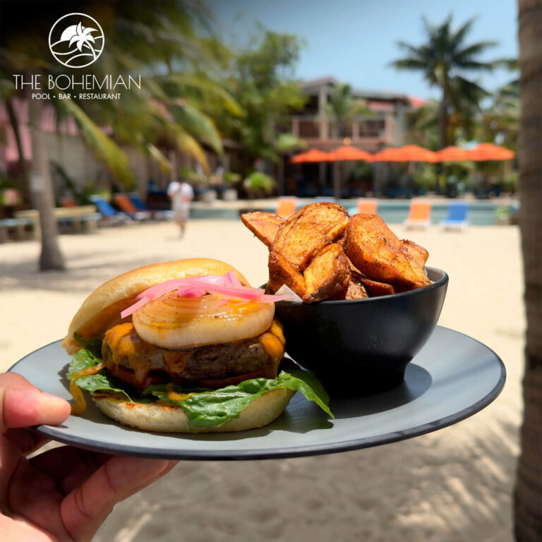 Steak Burger - The Bohemian Placencia - A Placencia Restaurant Menu